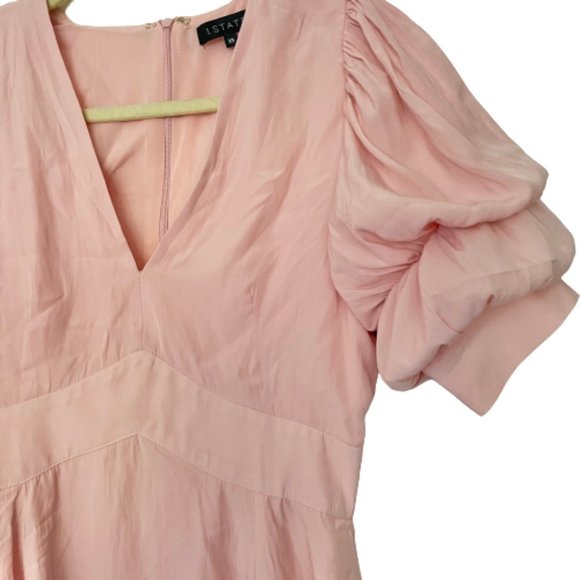 1. State Tiered Bubble Sleeve Dress - Picture 6 of 7